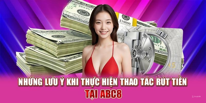 Lưu ý cần thiết khi thực hiện quy trình rút tiền tại ABC8